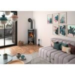 Holzofen Justus Usedom aus Gusseisen grau 5 kW – Image 2