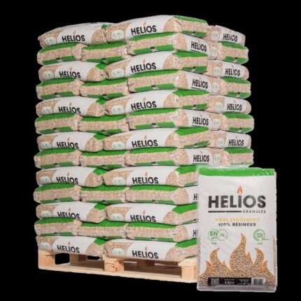 HELIOS-Pelletpalette – 65 Säcke à 15 kg