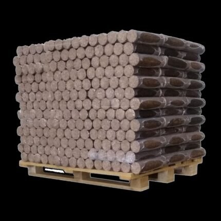 Verdichtetes Holz – Laubholz – 1-Tonnen-Palette